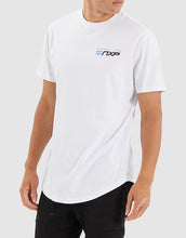 Load image into Gallery viewer, Chain Dual Curved Tee - White
