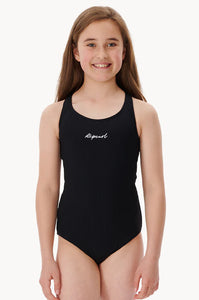 Premium Rib One Piece - Black