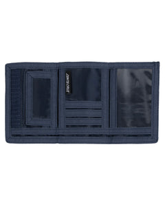 Crowded Hand Velcro Wallet - Vintage Blue