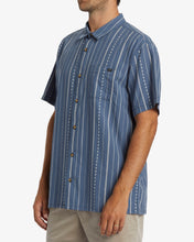 Load image into Gallery viewer, Sundays Jacquard SS Shirt - Smoke Blue
