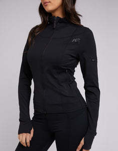 Active Zip Through - Black