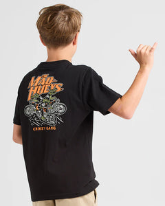 Crikey Gang Yth Tee - Black