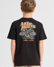 Load image into Gallery viewer, Crikey Gang Yth Tee - Black
