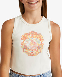 Sunny Days Singlet - Salt Crystal