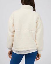 Load image into Gallery viewer, Amara Quarter Zip Teddy - White
