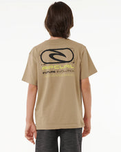 Load image into Gallery viewer, Future Evolution Logo Tee Boys - Sand Dune
