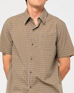 Datsun Check Short Sleeve Shirt - Savanna