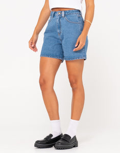 Cyprus High Denim Short- Sea Blue