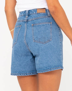 Cyprus High Denim Short- Sea Blue