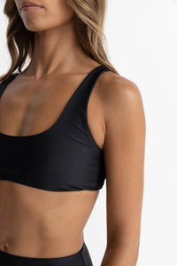 Classic Crop Top - Black