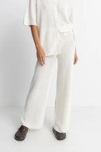 Load image into Gallery viewer, Dune Wide Leg Knit Pant - White
