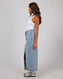 Eva Maxi Skirt Light Blue