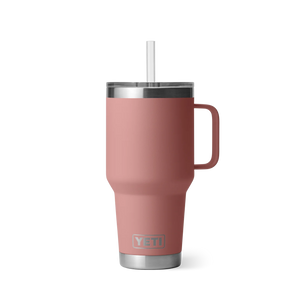 Rambler 35oz Straw Mug - Sandstone Pink