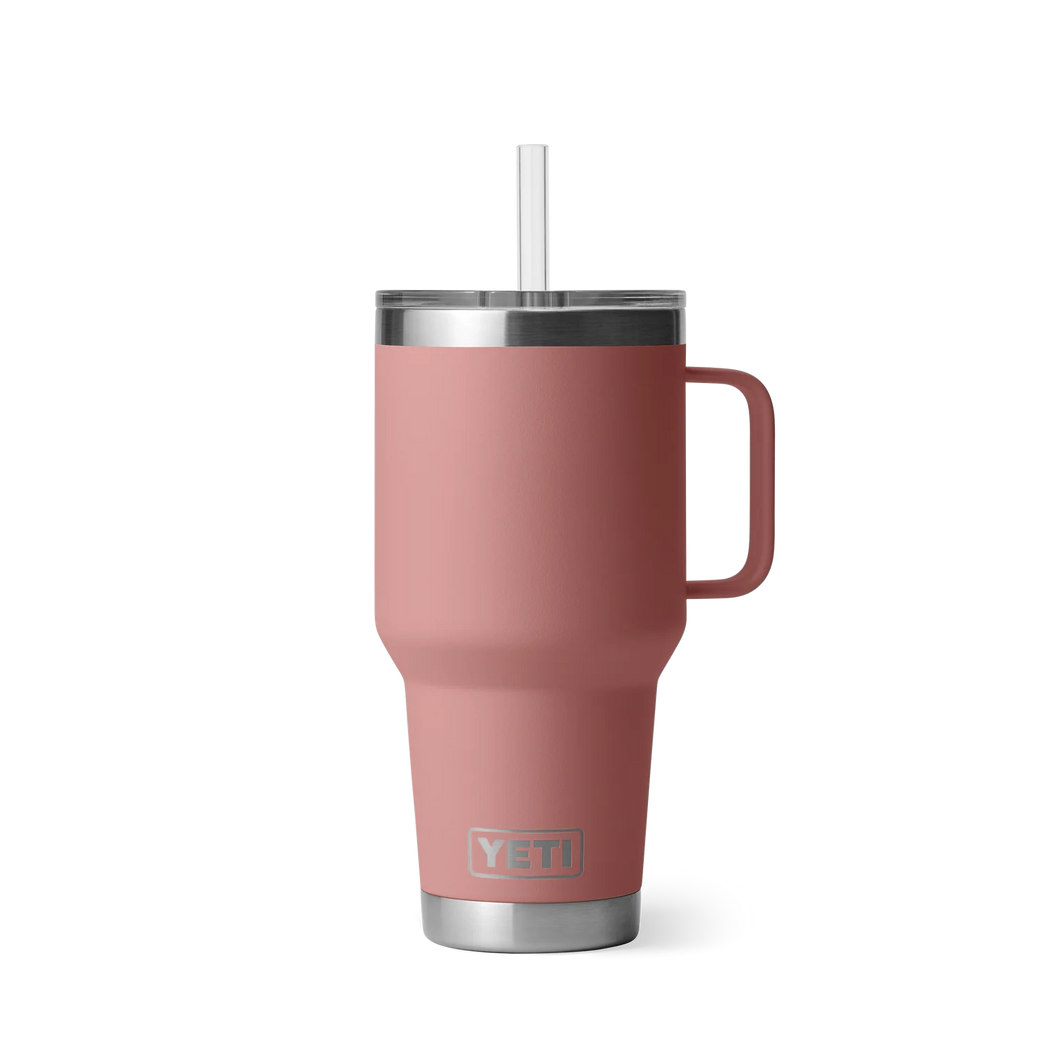 Rambler 35oz Straw Mug - Sandstone Pink