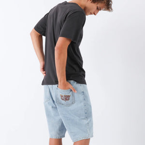 Thrift Denim Short - Bleached Blue