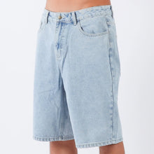 Load image into Gallery viewer, Thrift Denim Short - Bleached Blue
