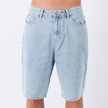 Load image into Gallery viewer, Thrift Denim Short - Bleached Blue
