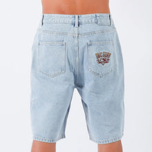 Load image into Gallery viewer, Thrift Denim Short - Bleached Blue
