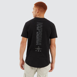 Basis Dual Curved Tee - Jet Black