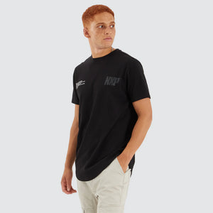 Basis Dual Curved Tee - Jet Black