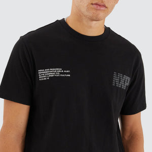 Basis Dual Curved Tee - Jet Black