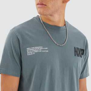 Basis Dual Curved Tee - Pigment Stormy Weather