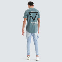 Load image into Gallery viewer, Mullion Dual Curved Tee - Pigment Goblin Blue
