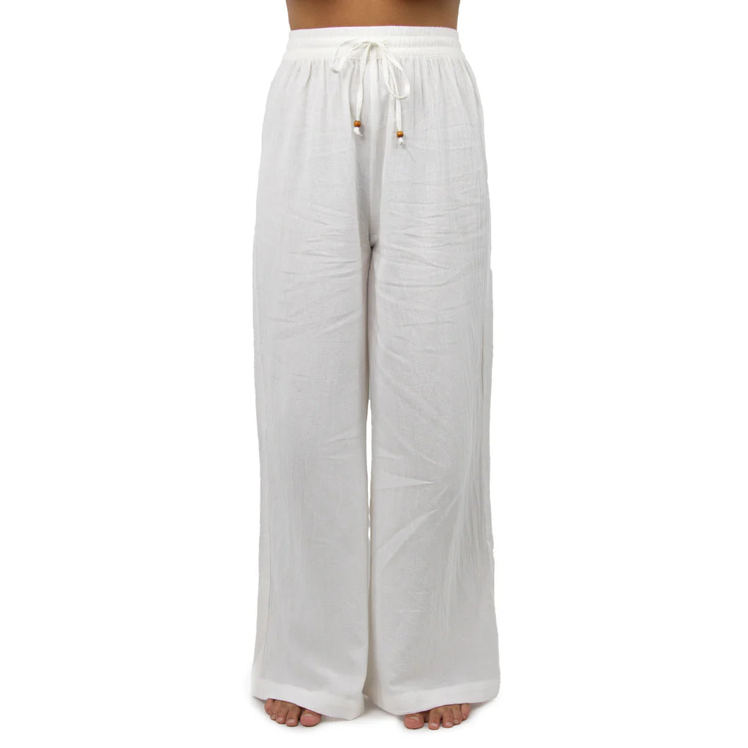 Lanai Beach Pant - White