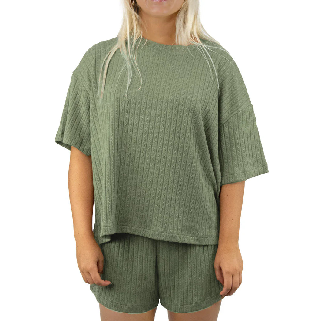 Amor Girls Short - Avocado