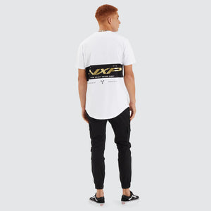 Tranquil Dual Curved Tee - Optical White