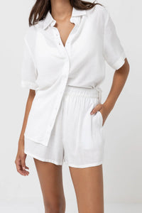 Classic Beach Short - White