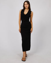 Load image into Gallery viewer, Henley Knit Skirt - Black
