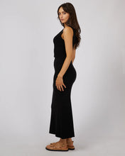 Load image into Gallery viewer, Henley Knit Skirt - Black
