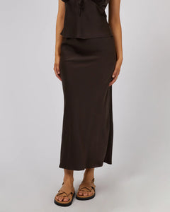 Aire Maxi Skirt - Brown