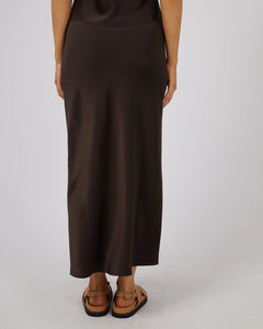 Aire Maxi Skirt - Brown