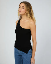 Load image into Gallery viewer, Dustin One Shoulder Top - Black
