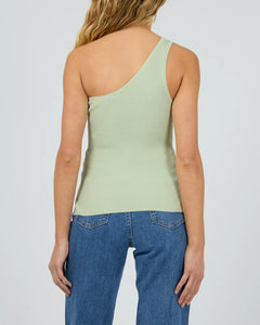 Dustin One Shoulder Top - Sage