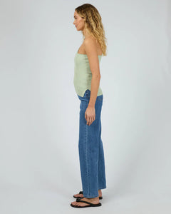 Dustin One Shoulder Top - Sage