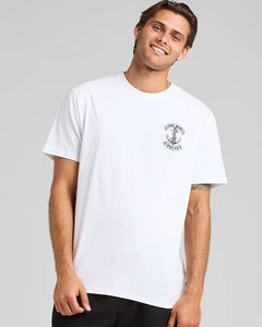 Skull Anchor SS Tee - White