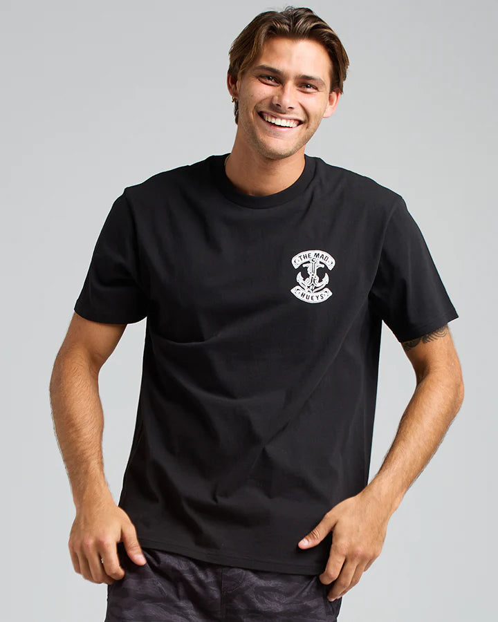 Skull Anchor SS Tee - Black