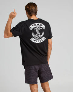 Skull Anchor SS Tee - Black