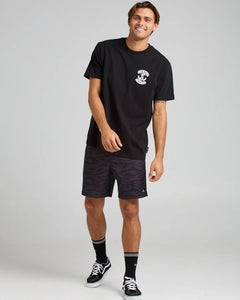 Skull Anchor SS Tee - Black