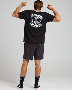 Skull Anchor SS Tee - Black