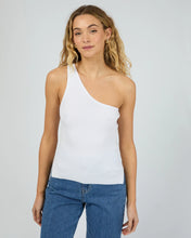 Load image into Gallery viewer, Dustin One Shoulder Top - White
