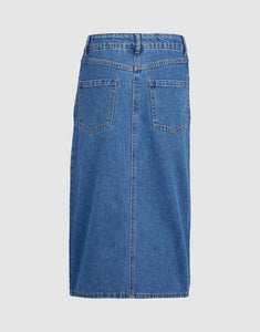 Ray Midi Skirt - Denim