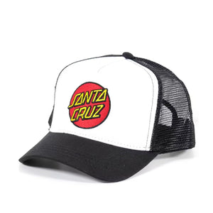 Classic Dot Trucker Cap - White