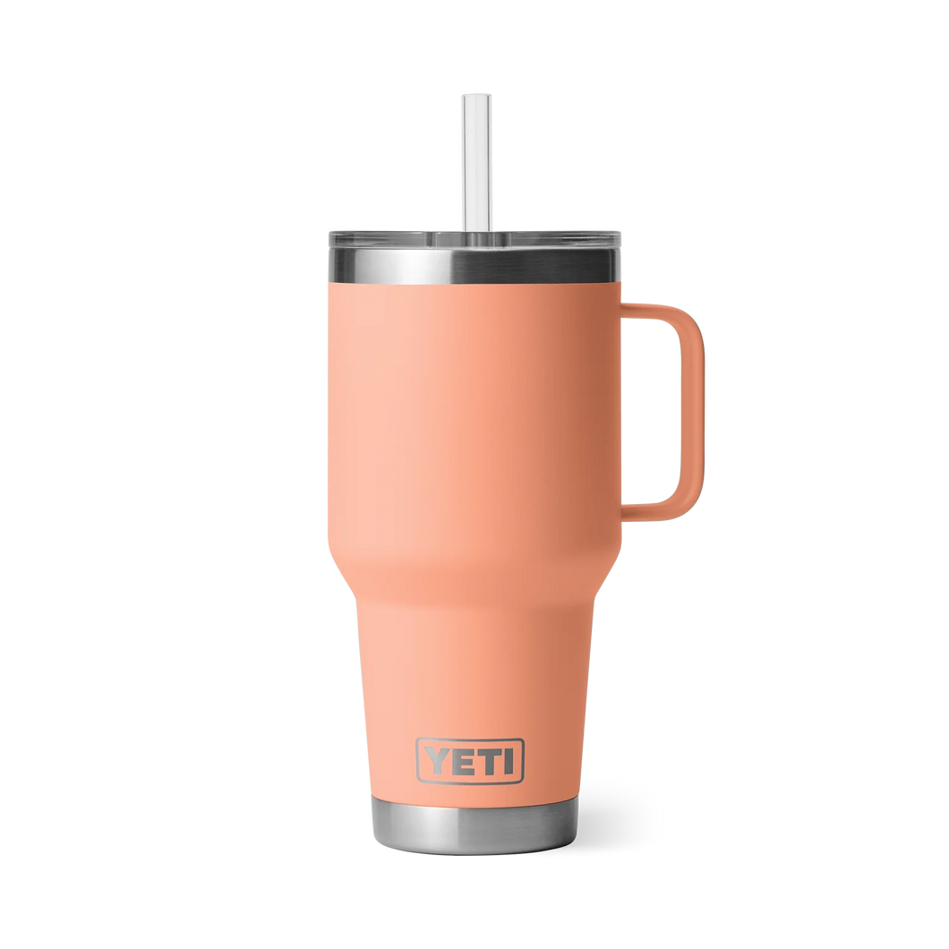 Rambler 35 oz Straw Mug - Lowcountry Peach