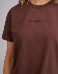 AAE Washed Tee - Brown