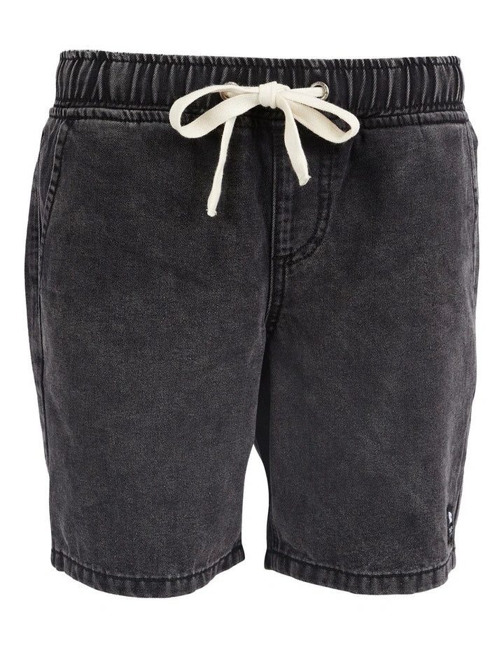 Hunter Short - Washed Black