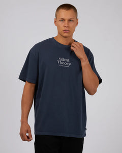 Classic Emb Tee - Navy